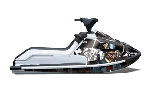 Kawasaki X2 650 Jet Ski Graphic Kit