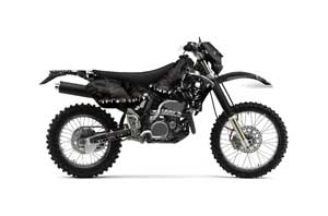Kawasaki KLX400 Dirt Bike Graphic Kit - 2000-2016 Reaper Black