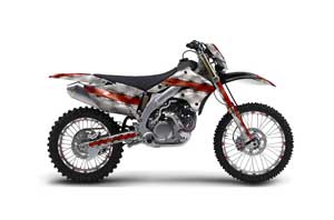 Kawasaki KLX450 Enduro Dirt Bike Graphic Kit - 2008-2016 Bullet Proof