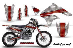 Kawasaki KLX450 Enduro Dirt Bike Graphic Kit - 2008-2016 Bullet Proof