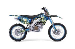 Kawasaki KX250F Dirt Bike Graphic Kit - 2006-2008 Live After Death