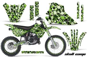Kawasaki KX80 Dirt Bike Custom Graphic Kit - 1995-1997