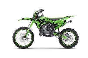 Kawasaki KX85 Dirt Bike Graphic Kit - 2014-2020 Tribe Green
