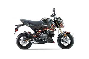 Kawasaki Z125 Pro Dirt Bike Graphic Kit - 2017-2021 WW2