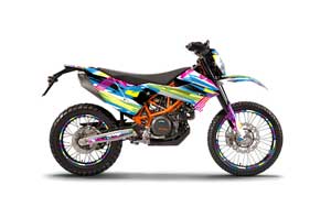 KTM Adventure 690 Enduro R Dirt Bike Graphic Kit - 2012-2018 Flashback