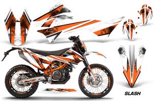 KTM Adventure 690 Enduro R Dirt Bike Graphic Kit - 2012-2018 Slash Orange