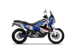 KTM Adventure 990 Sport Dirt Bike Graphic Kit - 2006-2013 P40 Warhawk Blue