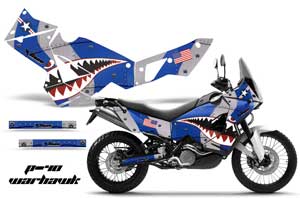 KTM Adventure 990 Sport Dirt Bike Graphic Kit - 2006-2013 P40 Warhawk Blue