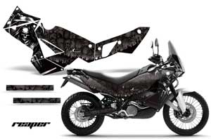 KTM Adventure 990 Sport Dirt Bike Graphic Kit - 2006-2013 Reaper Black