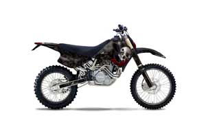 KTM C0 SX 4 Stroke Dirt Bike Graphic Kit - 1993-1997 Bone Collector Black