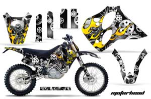 KTM C0 SX / EXC 4 Stroke Dirt Bike Graphic Kit - 1993-1997 Motorhead Black