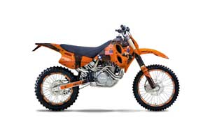 KTM C0 SX / EXC 4 Stroke Dirt Bike Graphic Kit - 1993-1997 T Bomber Orange