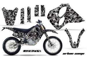 KTM C0 SX / EXC 4 Stroke Dirt Bike Graphic Kit - 1993-1997 Urban Camo Black