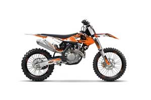 KTM C10 SX / SX-F / XC-F Dirt Bike Graphic Kit - 2016-2020 Carbon X Orange