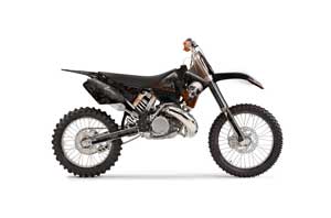 KTM C3 SX / SXS Dirt Bike Graphic Kit - 2001-2002 Bone Collector Black