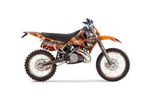 KTM C6 EXC 2 Stroke Dirt Bike Graphic Kit