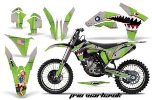 KTM C7 SX / SX-F Dirt Bike Graphic Kit - 2011-2012 P40 Warhawk Green