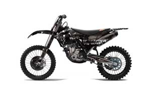 KTM C7 SX / SX-F Dirt Bike Graphic Kit - 2011-2012 Reaper Black