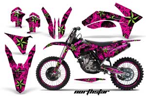 KTM C7 XC Dirt Bike Graphic Kit - 2012-2013 NorthStar Pink