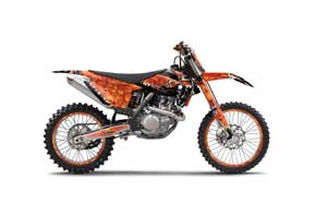 KTM C9 SX / SX-F / XC / XC-F Dirt Bike Graphic Kit - 2013-2015 Reaper Orange