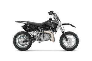 KTM SX 50 Adventure Jr / Sr Dirt Bike Graphic Kit - 2002-2008 Camoplate Black