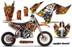 KTM SX 65 Dirt Bike Graphic Kit - 2009-2015 Motorhead Orange