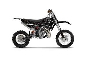 KTM SX 65 Dirt Bike Graphic Kit - 2009-2015 Reaper Black