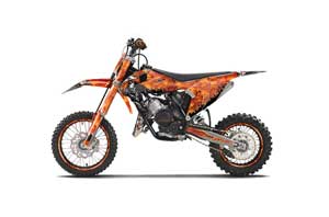 KTM SX 65 Dirt Bike Graphic Kit - 2016-2018 Reaper Orange