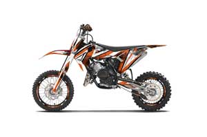KTM SX 65 Dirt Bike Graphic Kit - 2016-2018 Slash Orange