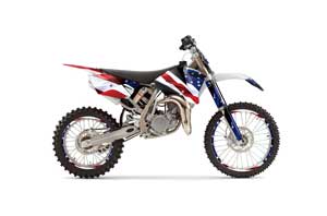 KTM SX 85 Dirt Bike Graphic Kit - 2004-2005 Stars and Stripes Red White & Blue