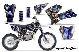 KTM SX 105 Dirt Bike Graphic Kit - 2006-2012 Mad Hatter Silver