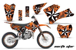 KTM SX 85 Dirt Bike Graphic Kit - 2006-2012 NorthStar Orange