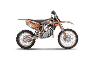 KTM SX 85 Dirt Bike Graphic Kit - 2013-2015 Deaden Orange