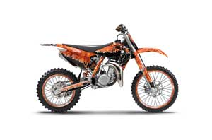 KTM SX 85 Dirt Bike Graphic Kit - 2013-2015 Reaper Orange