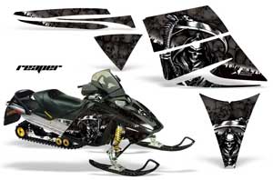 Ski Doo Rev Sled Graphic Kit - 2004-2012 Reaper Black