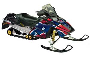 Ski Doo Rev Sled Graphic Kit - 2004-2012 Rebel