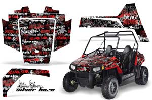 Polaris RZR 170 Graphic Kit - All Years Silverhaze Red