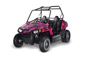 Polaris RZR 170 Graphic Kit - All Years Camoplate Pink