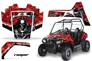 Polaris RZR 170 Graphic Kit - All Years Reaper Red