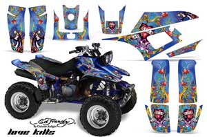 Yamaha Warrior 350 ATV Custom Graphic Kit - All Years