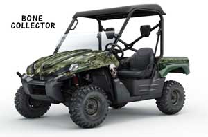 Kawasaki Teryx 750 Graphic Kit - 2007-2009 Bone Collector Green