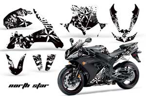 Yamaha R1 Graphic Kit - 2004-2005 Northstar White