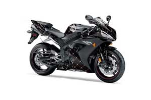 Yamaha R1 Graphic Kit - 2004-2005 Silver Star Reloaded Black