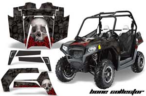 Polaris RZR 800 / 800S Graphic Kit - 2011-2014 Bone Collector Black