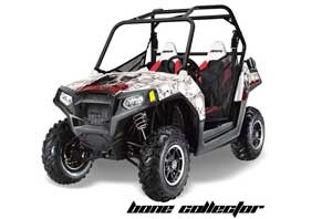 Polaris RZR 800 / 800S Graphic Kit - 2011-2014 Bone Collector White