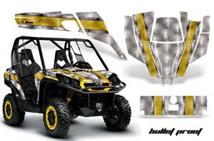 Can-Am Commander 1000 / 800 Graphic Kit - All Years Bullet Proof Yellow