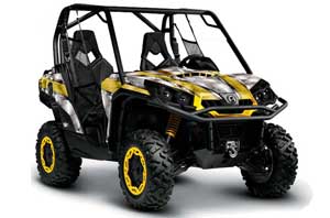 Can-Am Commander 1000 / 800 Graphic Kit - All Years Bullet Proof Yellow