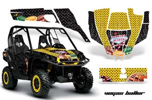 Can-Am Commander 1000 / 800 Graphic Kit - All Years Vegas Baller Black