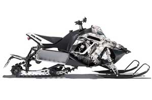 Polaris RMK / PRO-R / Rush / Assault Sled Graphic Kit - 2011-2016 Reaper White