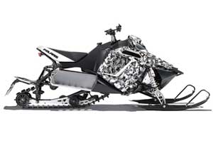 Polaris RMK / PRO-R / Rush / Assault Sled Graphic Kit - 2011-2016 Urban Camo White